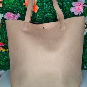 Forever 21 Large Beige Tote